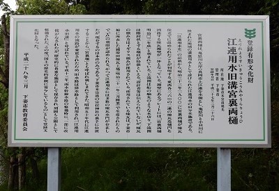 江連用水旧溝